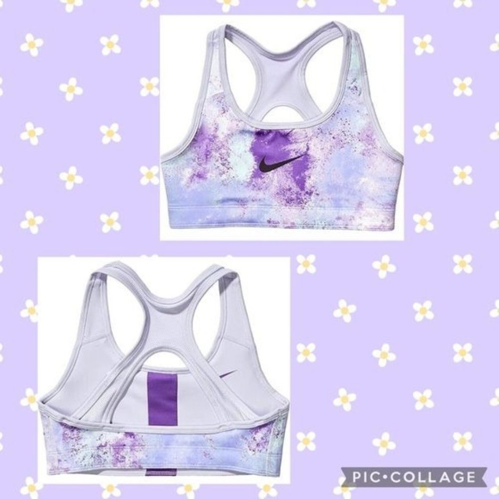 1-NIKE Girl Swoosh Reversible Sports Bra XL Medium Support